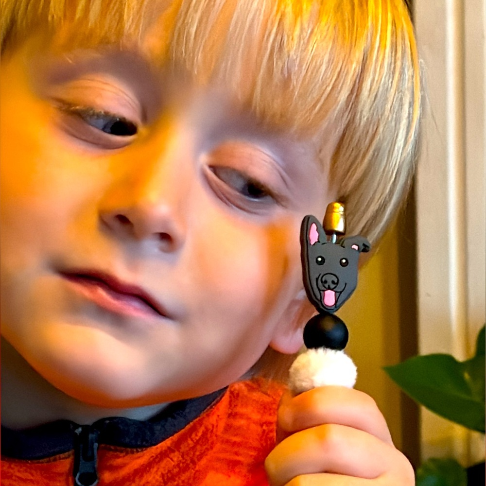 News Handmade by my four-year-old grandson top bead is a dog pen